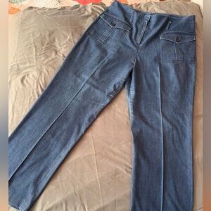 Larry Levine womens wide leg trouser Jeans